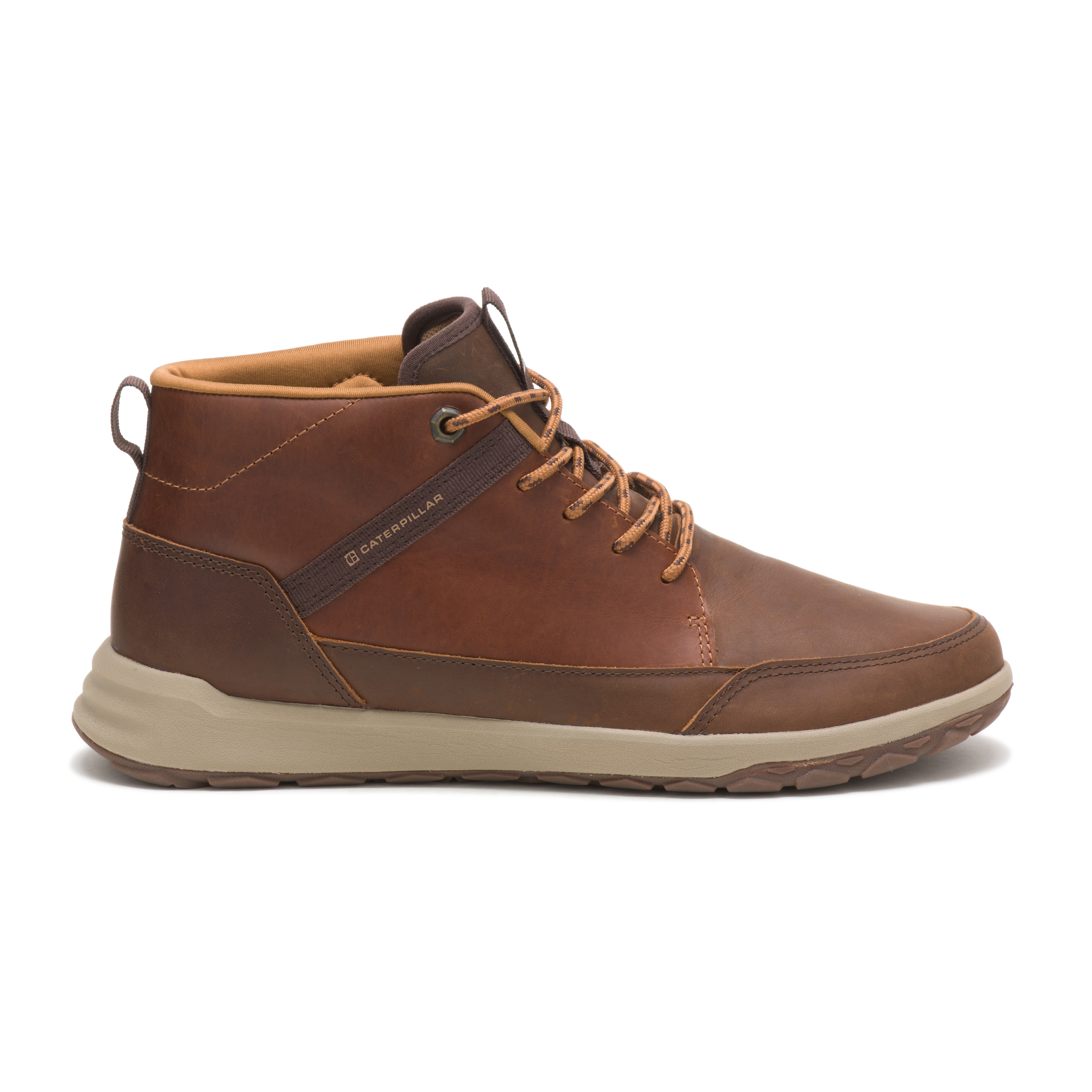 Caterpillar Shoes Online - Caterpillar Code Quest Mid Mens Casual Shoes Brown (328057-LZS)